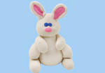photo of playdough bunny