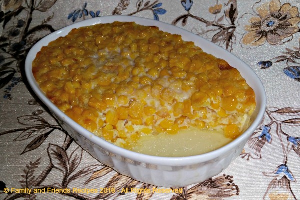 Corn Pudding – Helen Bryant’s Recipe