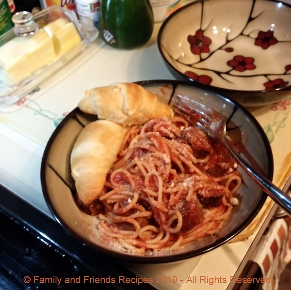 Easy Spaghetti Dinner