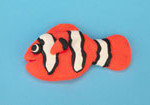 photo of playdough clownfish
